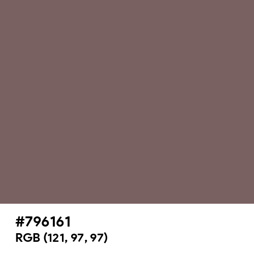 Deep Taupe (Hex code: 796161) Thumbnail