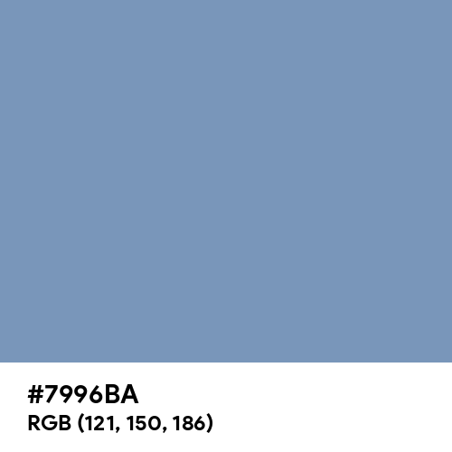 Air Superiority Blue (Hex code: 7996BA) Thumbnail