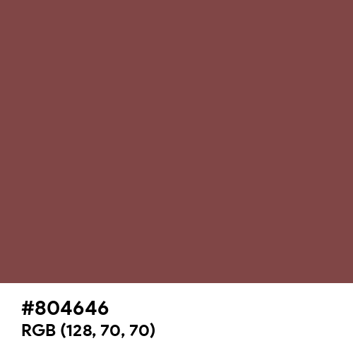 Tuscan Red (Hex code: 804646) Thumbnail