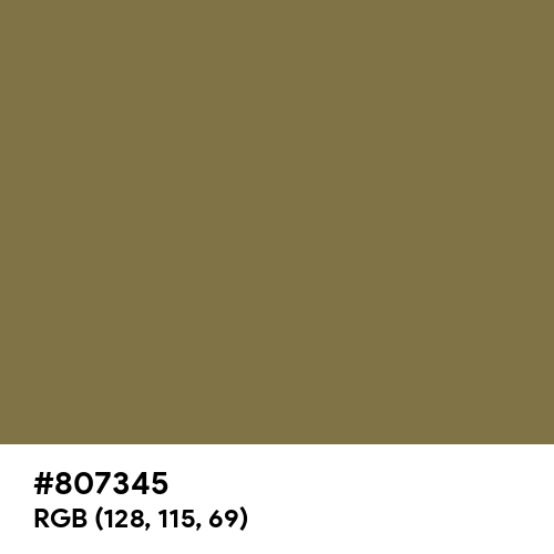 Rusted Gold (Hex code: 807345) Thumbnail