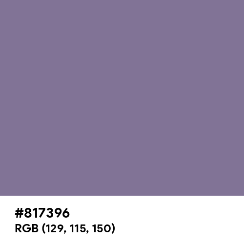 Purple Haze (Hex code: 817396) Thumbnail