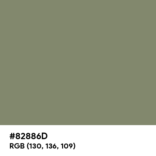 Camouflage Green (Hex code: 82886D) Thumbnail