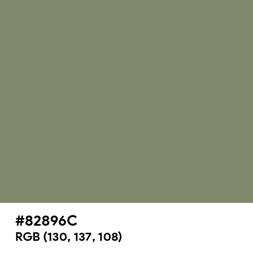 Camouflage Green (Hex code: 82896C) Thumbnail