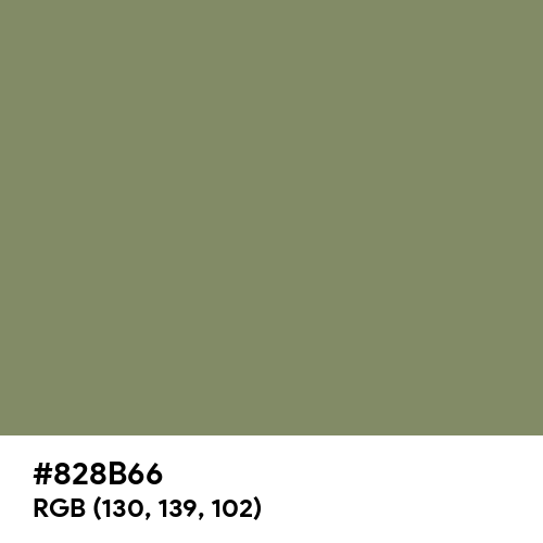 Camouflage Green (Hex code: 828B66) Thumbnail