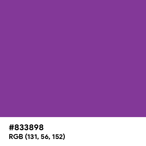 Cadmium Violet (Hex code: 833898) Thumbnail