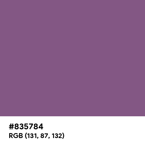 Chinese Violet (Hex code: 835784) Thumbnail