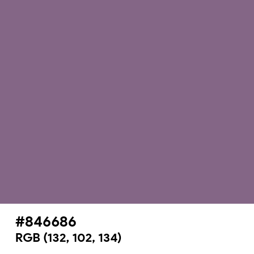 Chinese Violet (Hex code: 846686) Thumbnail