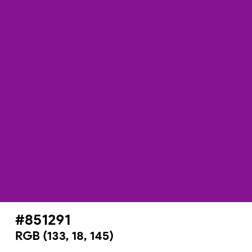 Seoul Purple (Hex code: 851291) Thumbnail