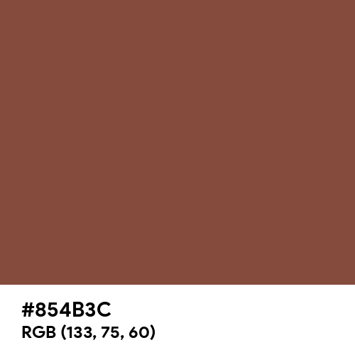 Chestnut Brown (RAL Design) (Hex code: 854B3C) Thumbnail