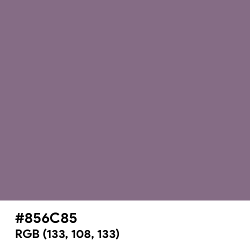 Chinese Violet (Hex code: 856C85) Thumbnail
