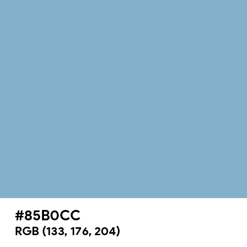 Medium Blue (RAL Design) (Hex code: 85B0CC) Thumbnail