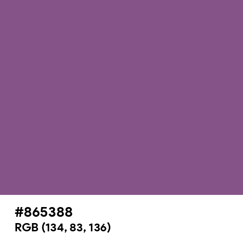 Imperial Violet (Hex code: 865388) Thumbnail