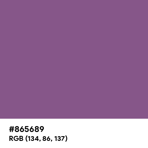 Chinese Violet (Hex code: 865689) Thumbnail