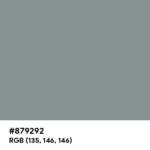 Philippine Gray (Hex code: 879292) Thumbnail
