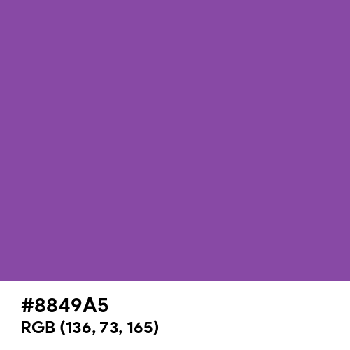 Intense Light Purple (Hex code: 8849A5) Thumbnail