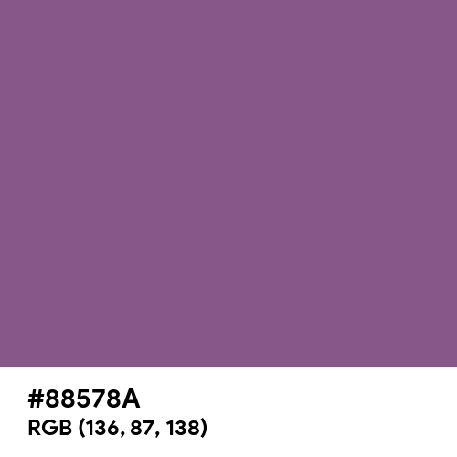 Chinese Violet (Hex code: 88578A) Thumbnail