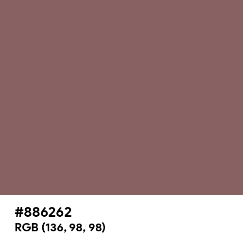 Rose Taupe (Hex code: 886262) Thumbnail