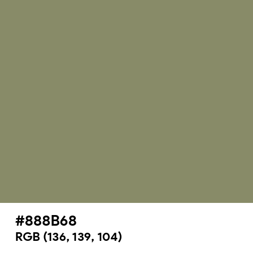 Camouflage Green (Hex code: 888B68) Thumbnail