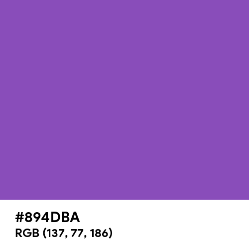 Deep Lilac (Hex code: 894DBA) Thumbnail