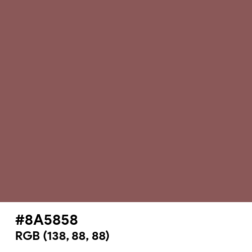 Rose Taupe (Hex code: 8A5858) Thumbnail