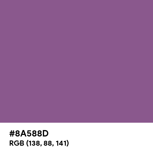 French Lilac (Hex code: 8A588D) Thumbnail