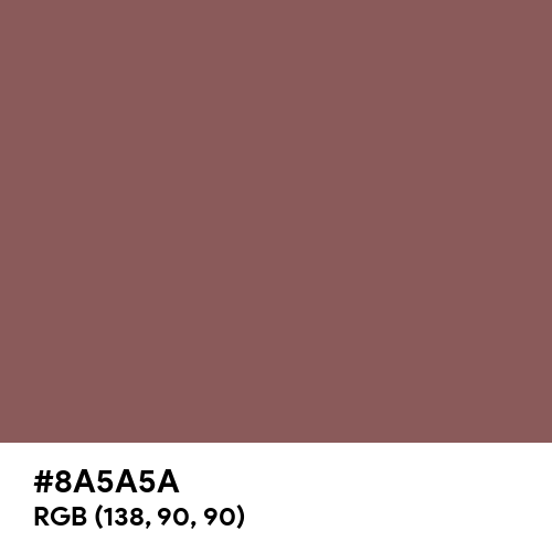 Rose Taupe (Hex code: 8A5A5A) Thumbnail