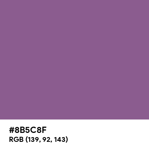 French Lilac (Hex code: 8B5C8F) Thumbnail