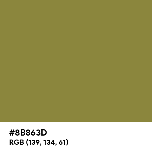 Old Moss Green (Hex code: 8B863D) Thumbnail