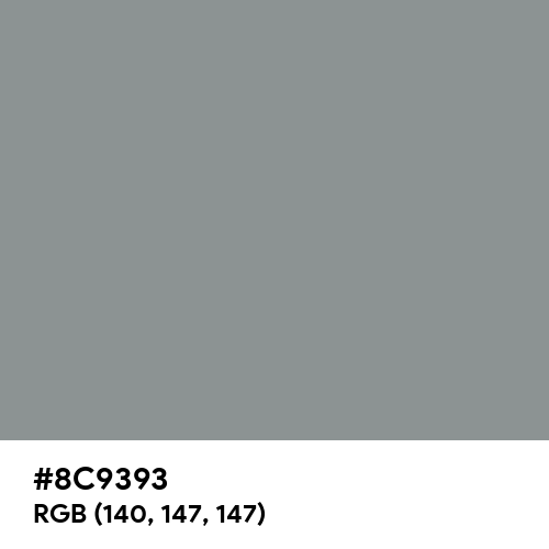 Philippine Gray (Hex code: 8C9393) Thumbnail