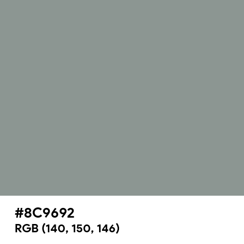 Philippine Gray (Hex code: 8C9692) Thumbnail