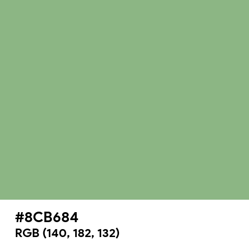 Aniseed Leaf Green (Hex code: 8CB684) Thumbnail