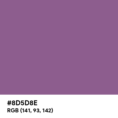 French Lilac (Hex code: 8D5D8E) Thumbnail