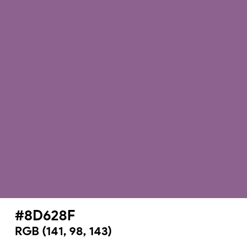 French Lilac (Hex code: 8D628F) Thumbnail