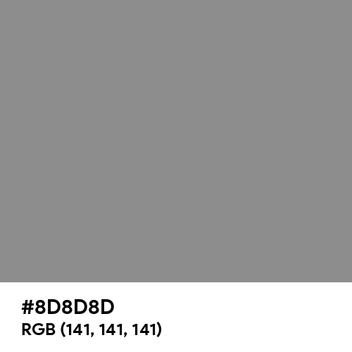 Philippine Gray (Hex code: 8D8D8D) Thumbnail
