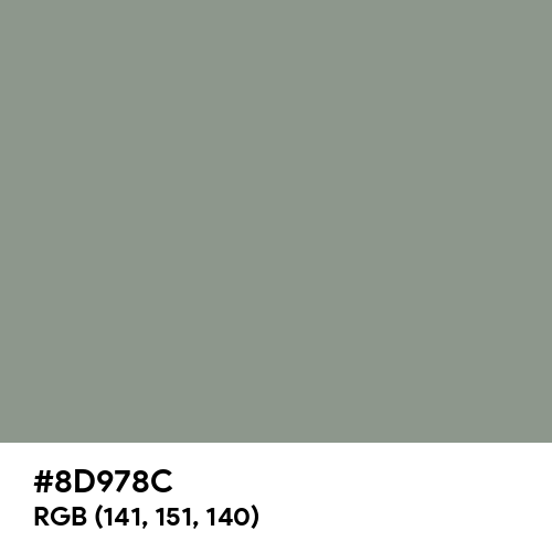 Philippine Gray (Hex code: 8D978C) Thumbnail