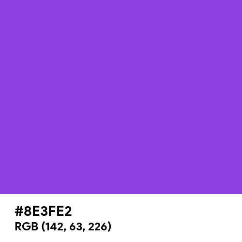 Purple Glitter (Hex code: 8E3FE2) Thumbnail