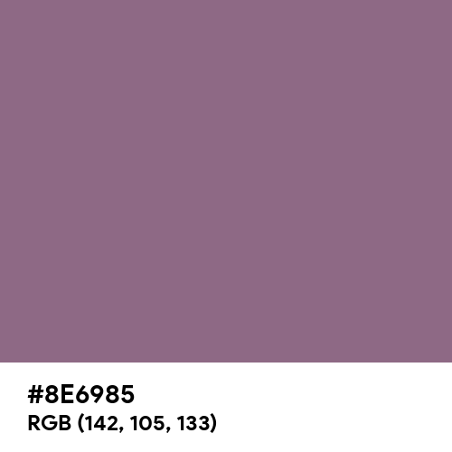 Chinese Violet (Hex code: 8E6985) Thumbnail