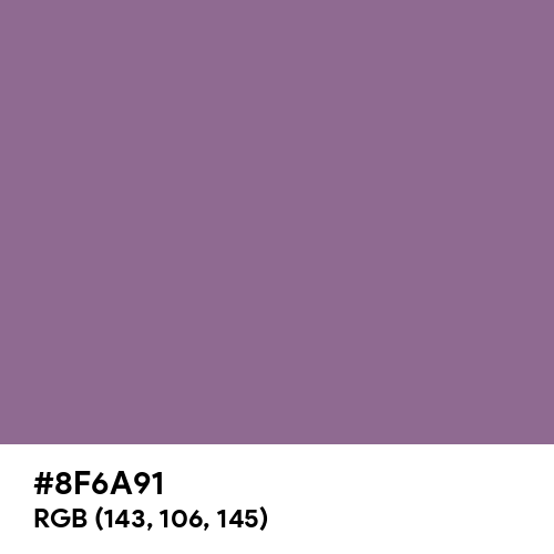 French Lilac (Hex code: 8F6A91) Thumbnail