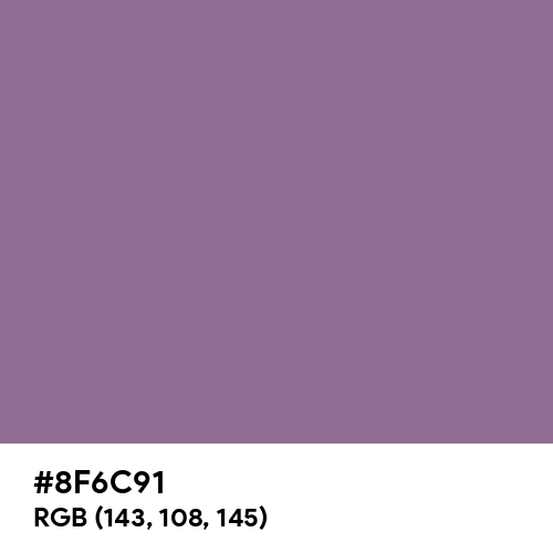 French Lilac (Hex code: 8F6C91) Thumbnail
