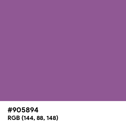 French Lilac (Hex code: 905894) Thumbnail