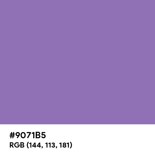 Purple Mountain Majesty (Hex code: 9071B5) Thumbnail