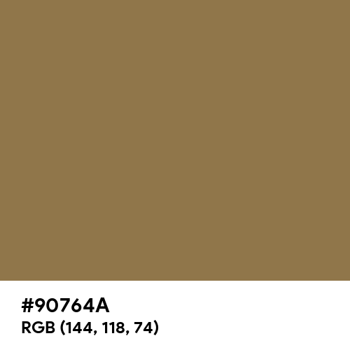 Gold Fusion (Hex code: 90764A) Thumbnail