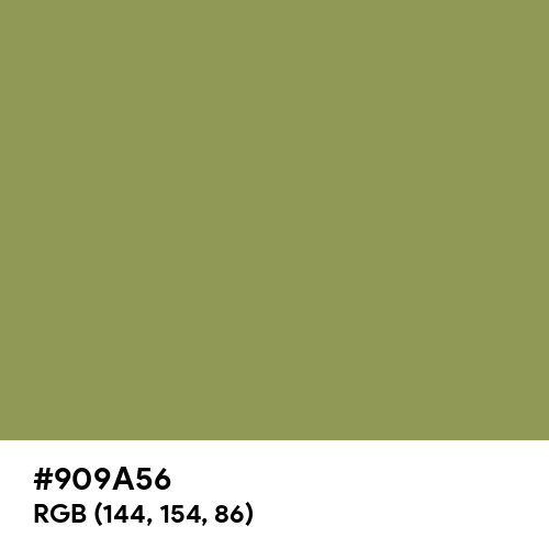 Moss Green (Hex code: 909A56) Thumbnail