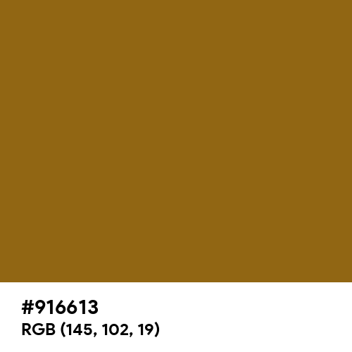 Golden Brown (Hex code: 916613) Thumbnail