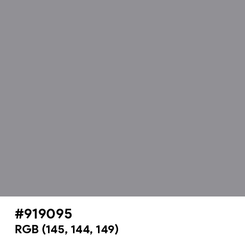 Philippine Gray (Hex code: 919095) Thumbnail