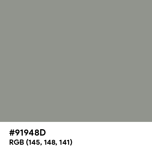 Philippine Gray (Hex code: 91948D) Thumbnail