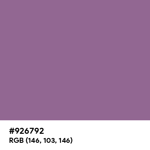 French Lilac (Hex code: 926792) Thumbnail