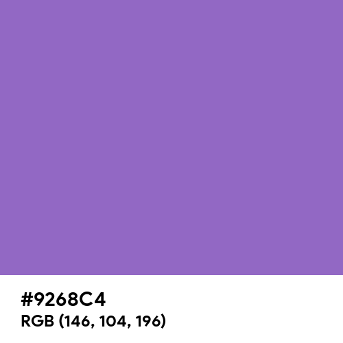 Spanish Lavender (Hex code: 9268C4) Thumbnail