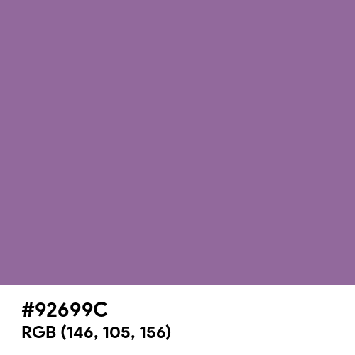 French Lilac (Hex code: 92699C) Thumbnail