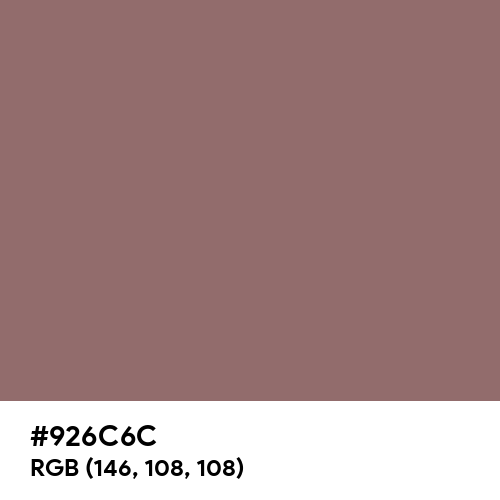 Copper Rose (Hex code: 926C6C) Thumbnail